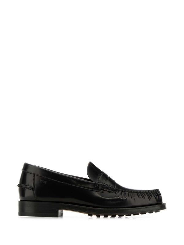 Black Leather Loafer