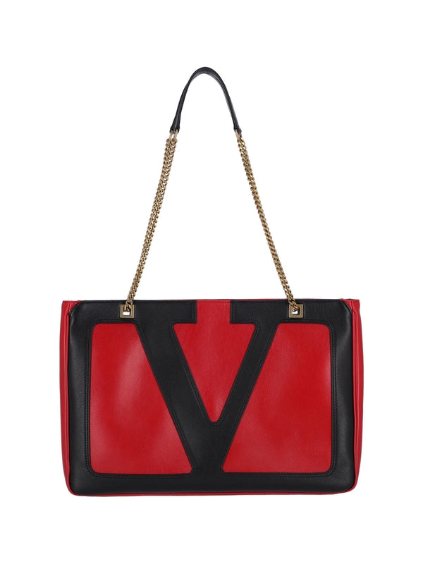 Valentino Red Tote Bags