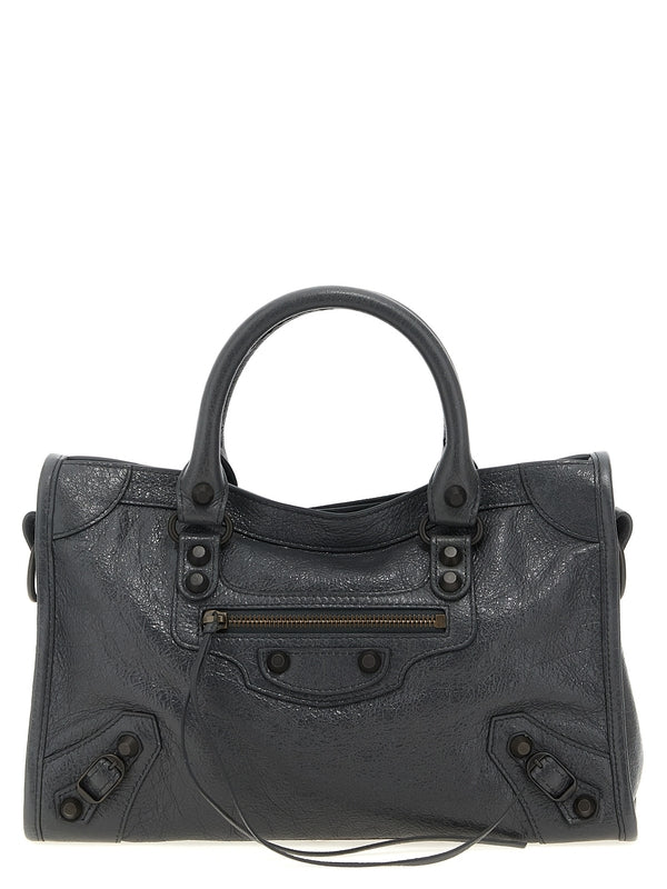 Balenciaga City Small Grey Tote Bags