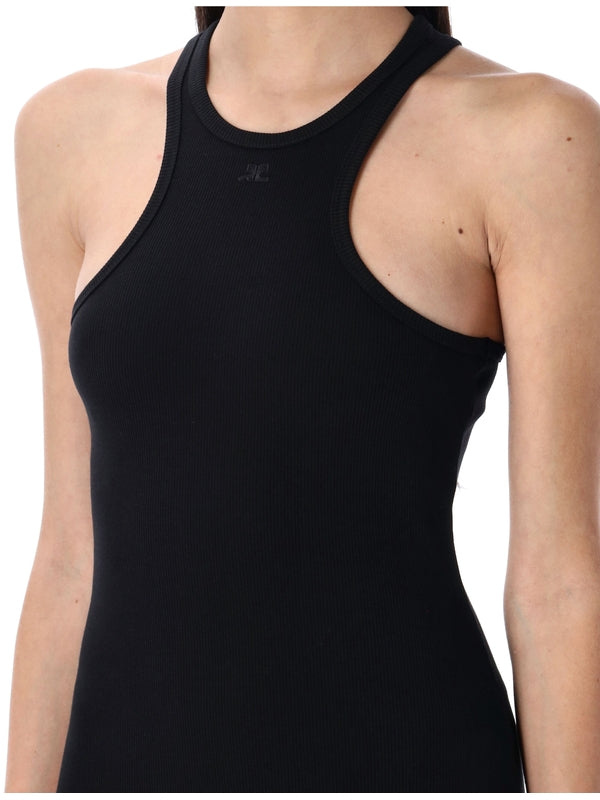 Scuba 90's rib dress Long Dress