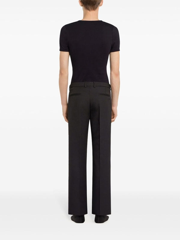 Logo Patch Cotton Short Sleeve T-Shirt