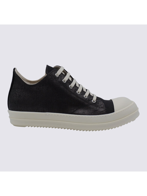 Rick Owens Drkshdw Grey Low Top Sneakers