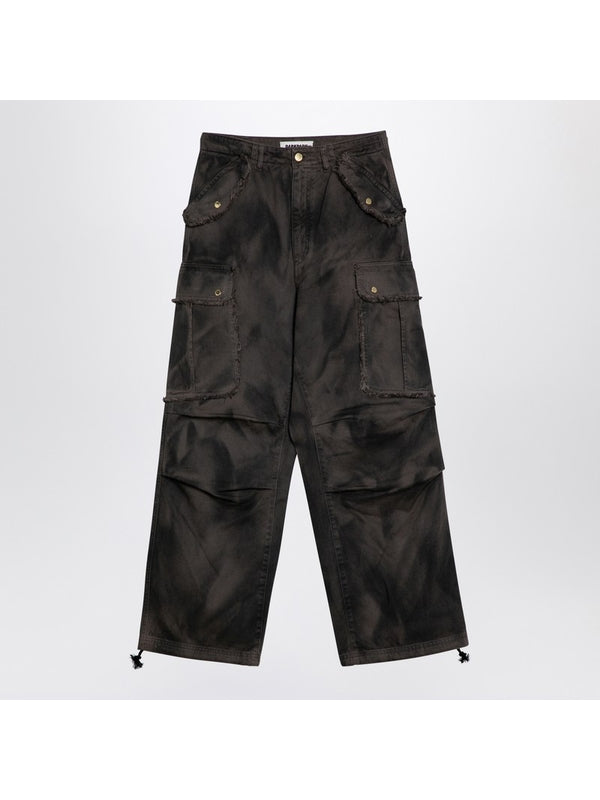 Vivi Washed Cargo Denim Pants