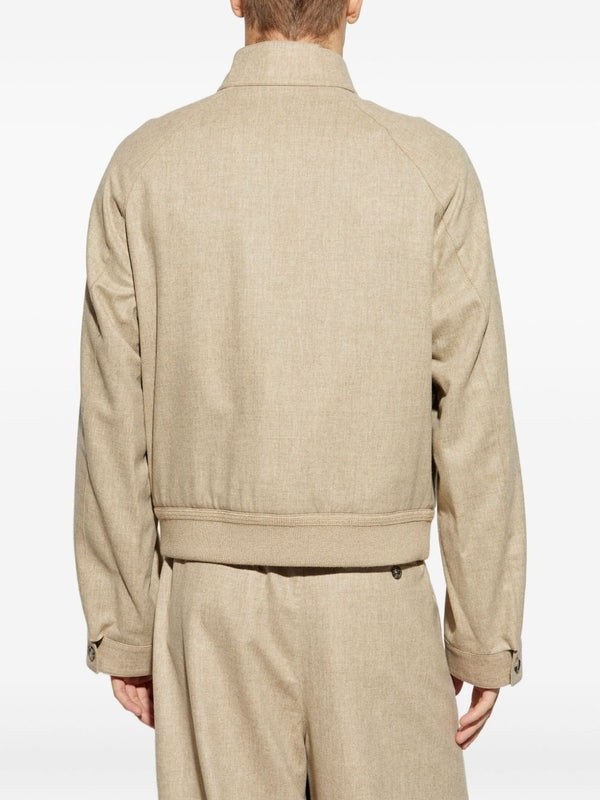Anagram Wool Cashmere Beige Jacket