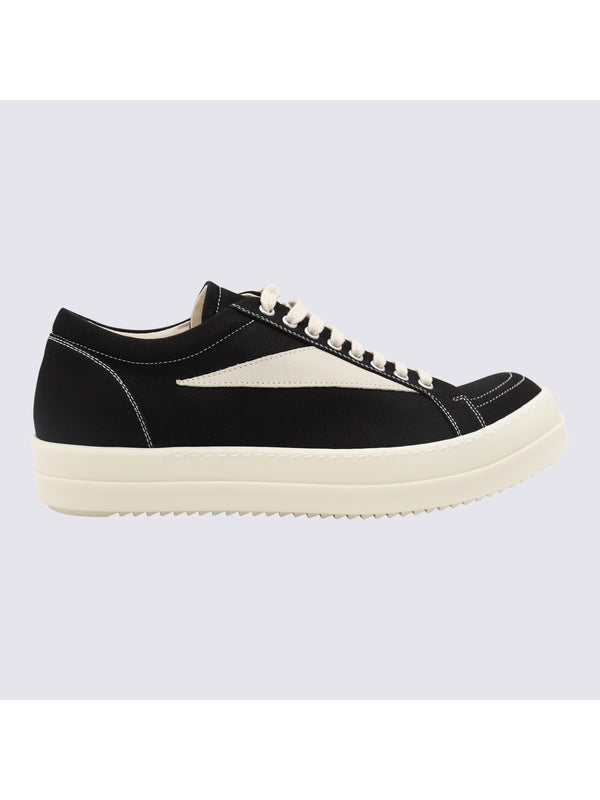 Rick Owens Drkshdw Black Low Top Sneakers