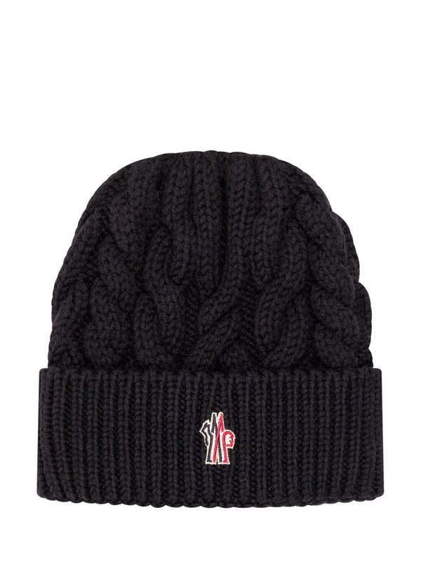 Grenoble Logo Cable Wool Beanie