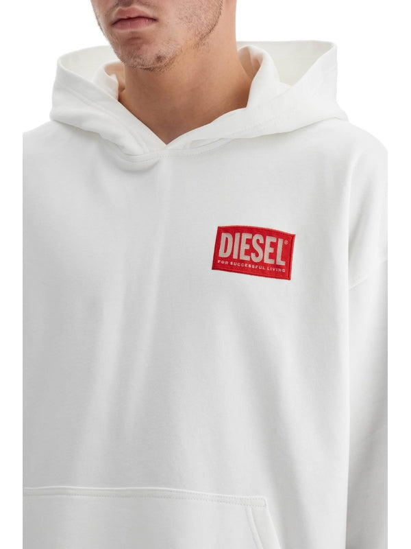 DIESEL - Sheer Logo Printing Hood - Jente