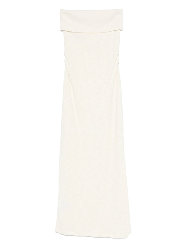 Closed Beige Long Dress