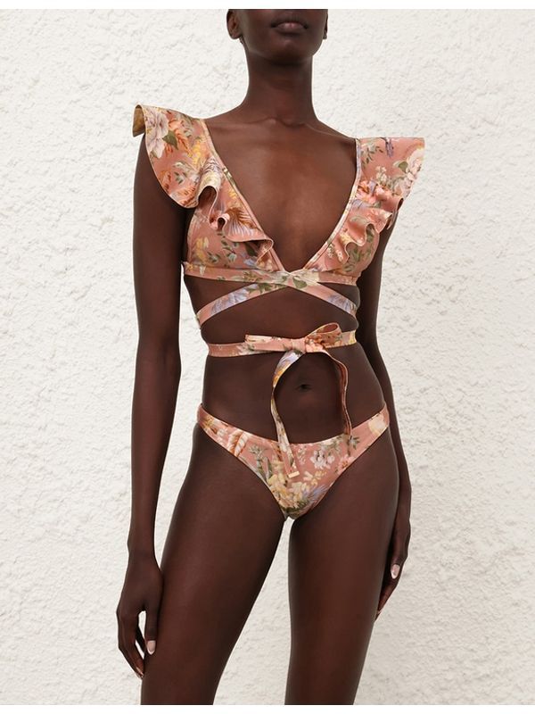 Tallow Wrap Ruffle Bikini