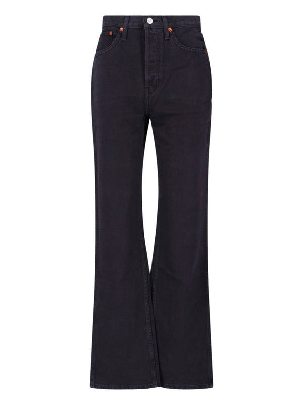 Re/Done Black Denim Pants
