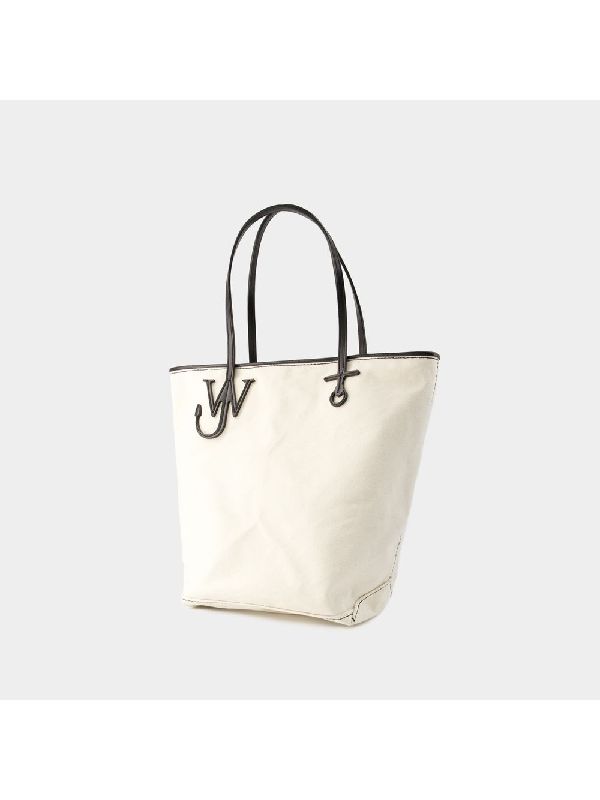 Tall Anchor Handle Canvas Tote Bag