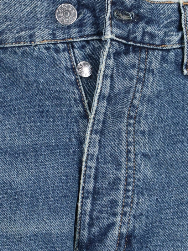 Wide Twist Denim Pants