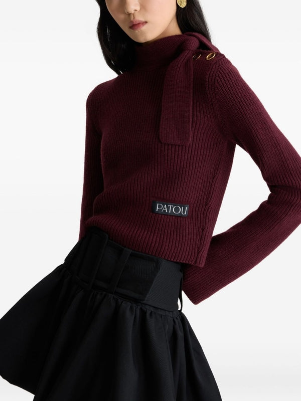 Patou Burgundy Knitted
