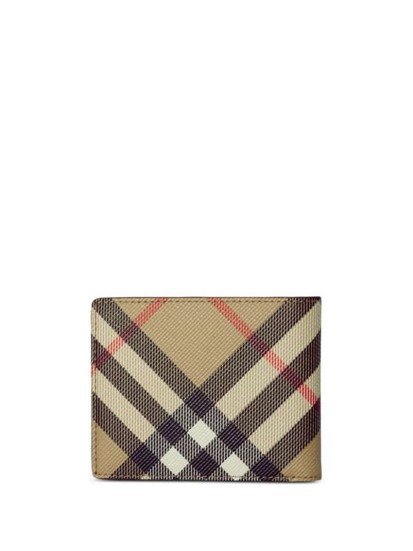 Vintage Check Bi-Fold Wallet