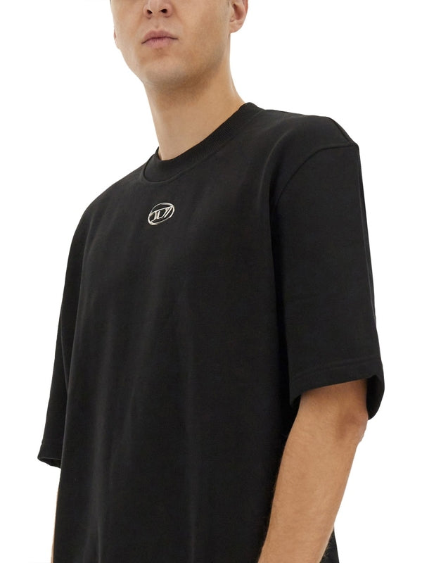Oval D Logo Cotton Short Sleeve T-Shirt