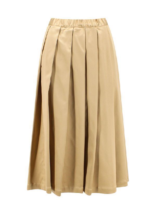 Pleated Banded Skirt