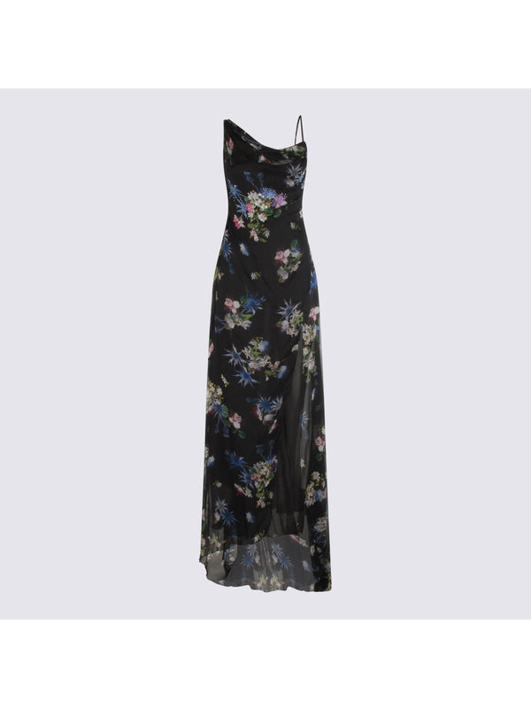 Blumarine Black Long Dress
