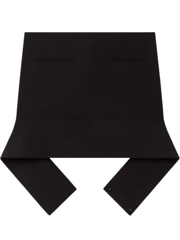 Poly Blend Mini Skirt