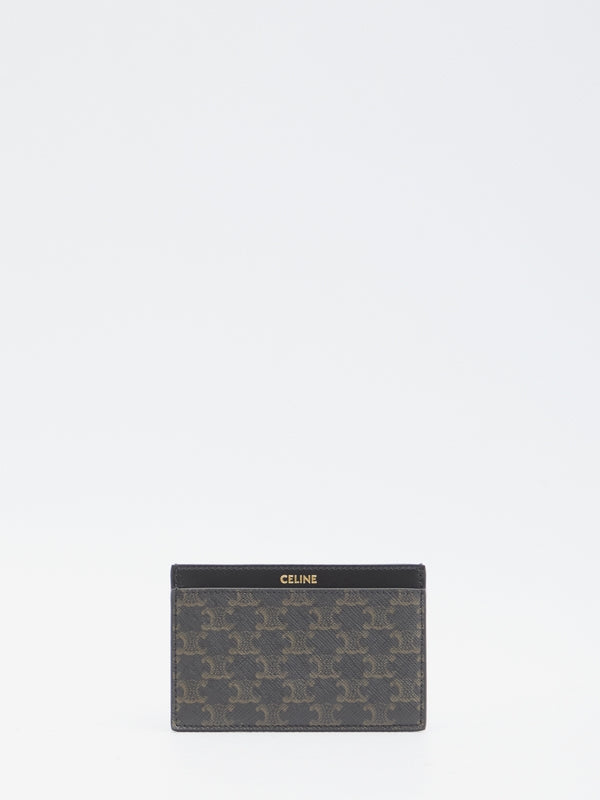 Triomphe Canvas Card Wallet