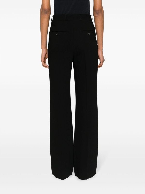 Wool Blend Tailored Pants