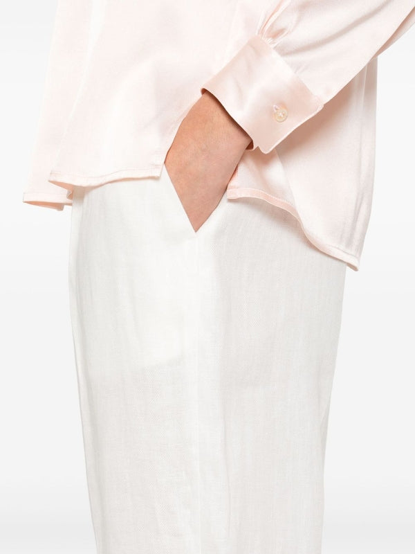 White Linen Pants