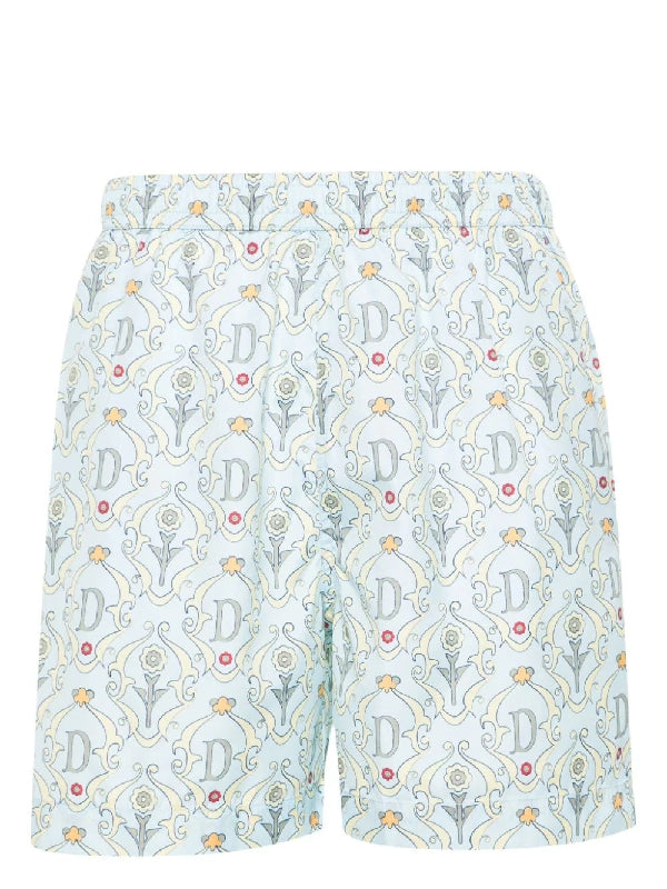 Logo Printed Swim Shorts