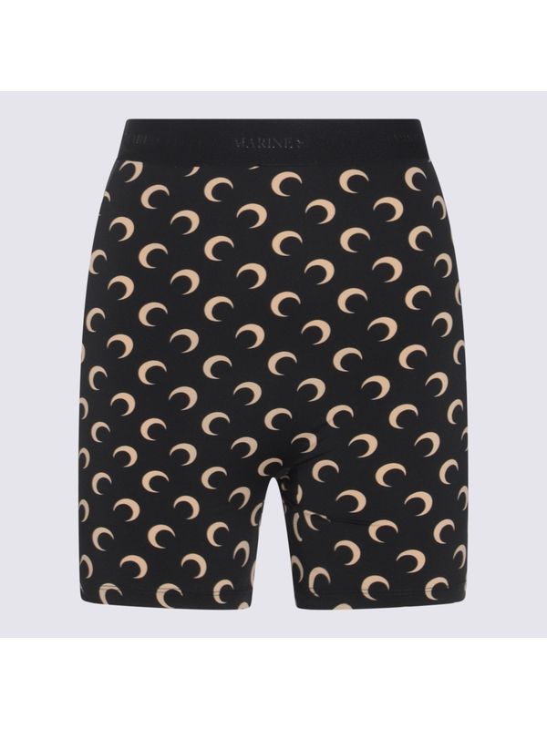 All-Over Moon Printing Shorts