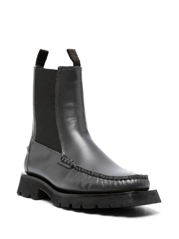 Alda Sport Double Tab Calfskin Chelsea Boots