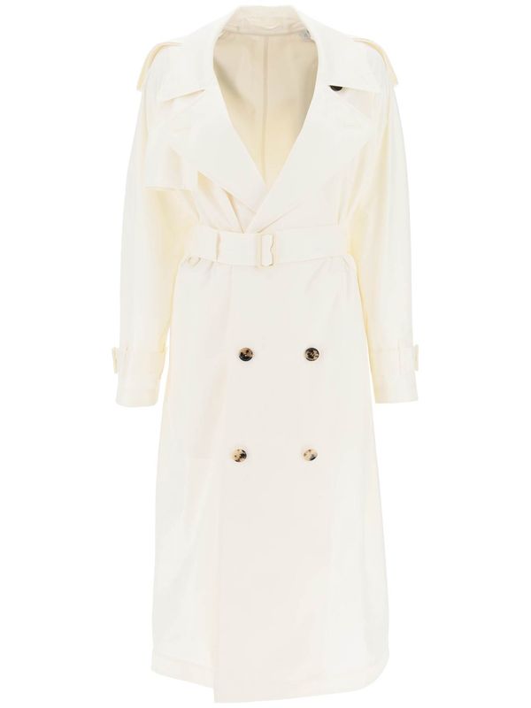 BURBERRY - Belted Double Trench Coat - Jente