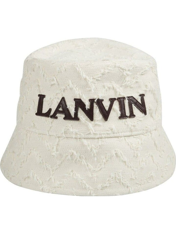 Logo Patch Cotton Bucket Hat