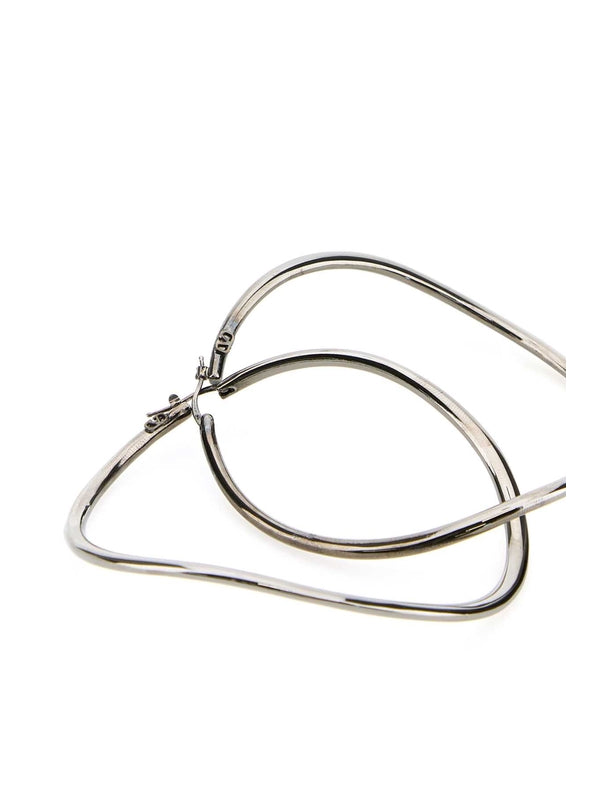 V Logo Hoop Earrings