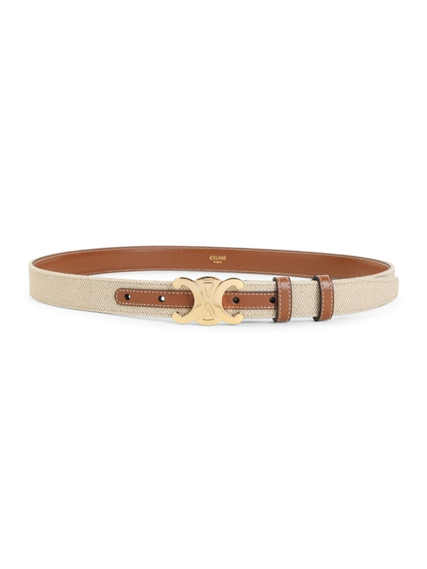Celine Beige Leather Belts