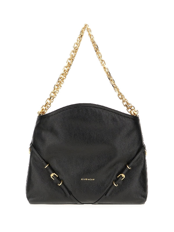 Voyou Chain Leather Medium
  Shoulder Bag