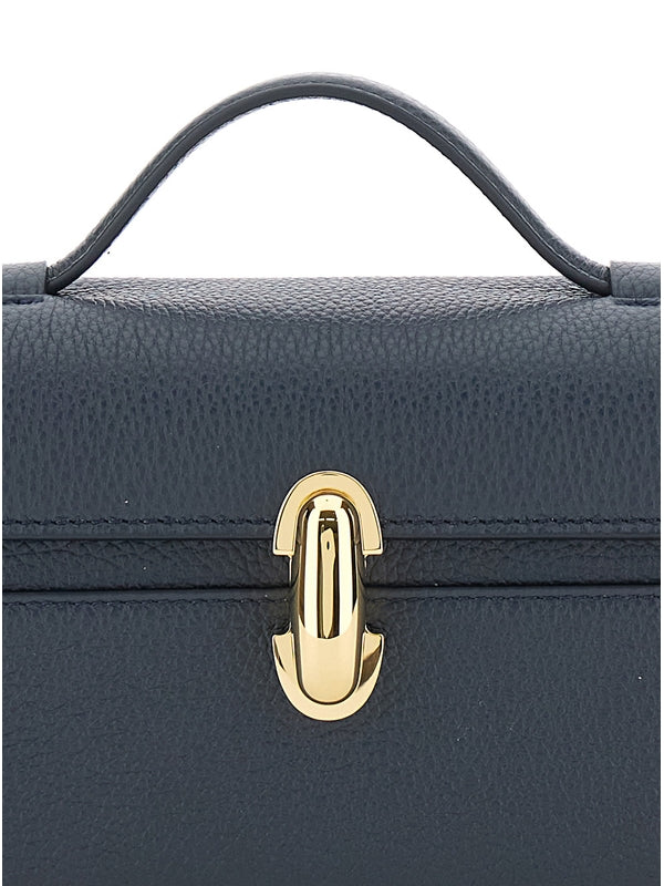 Savette Navy Tote Bags