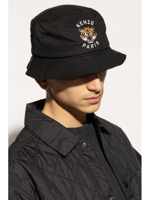 Lucky Tiger Cotton Bucket Hat