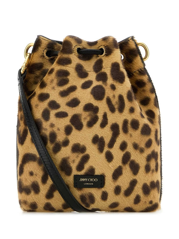 Bon Bon Leopard Bucket Bag