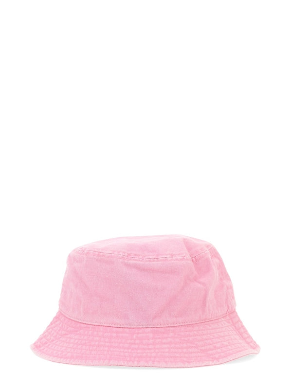 Logo Detail Cotton Bucket Hat