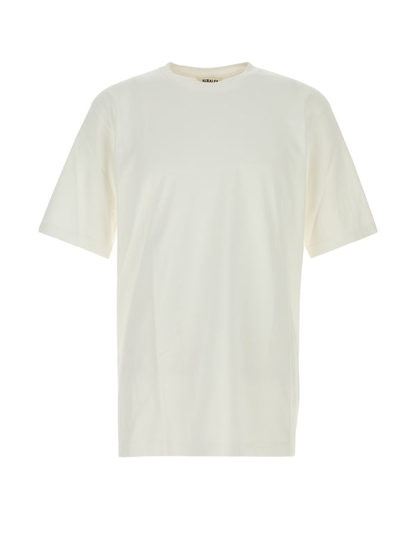 Auralee White Half Sleeve