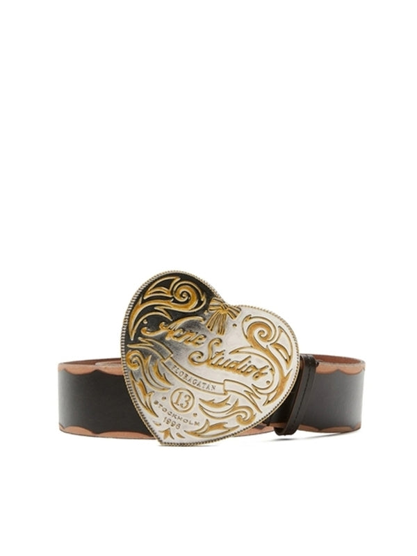 Acne Studios Black Brown Leather Belts