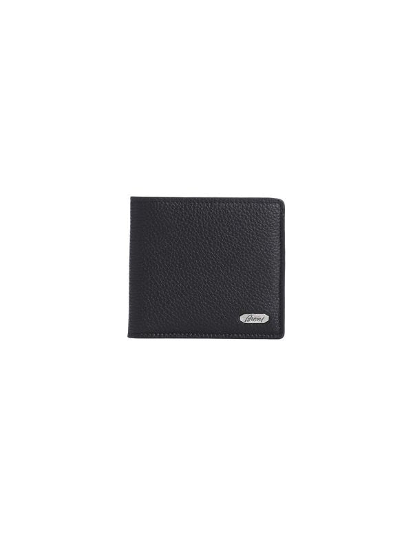 Logo Leather Bi-fold Wallet