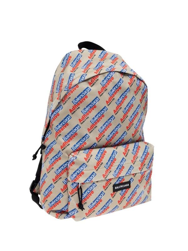 Explorer Logo Pattern Backpack