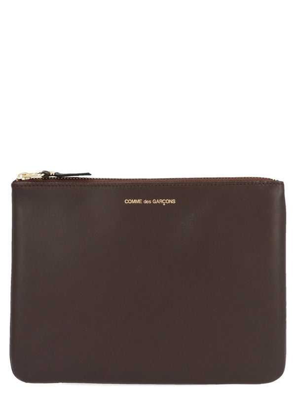 Comme Des Garcons Brown Card Holders