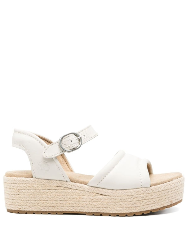 Timberland Beige Wedge Sandals