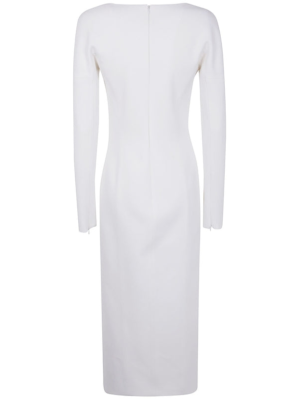 Blumarine White Midi Dress