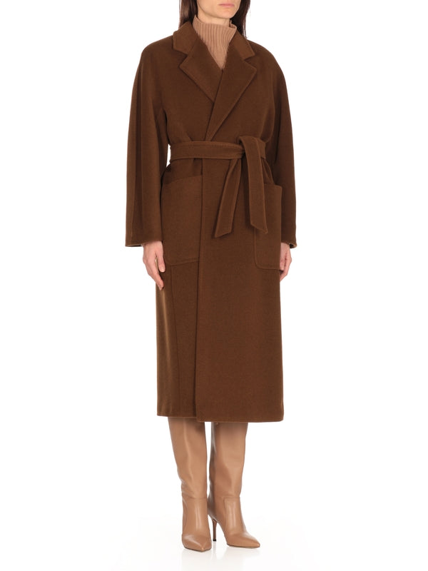 Attuale Belt Camel Coat