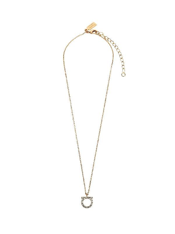 Crystal Gancini Charm Necklace