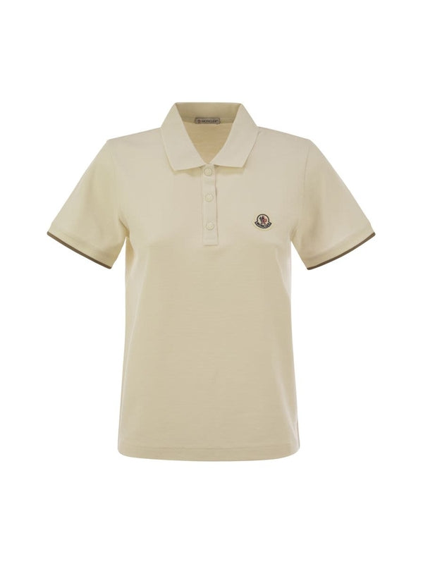 Logo Patch Cotton Polo Shirt