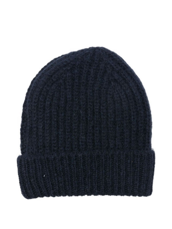 Closed Navy Beanie
