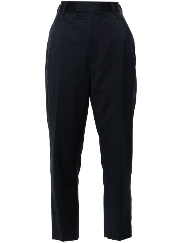 Crop Wool Tailored Pants