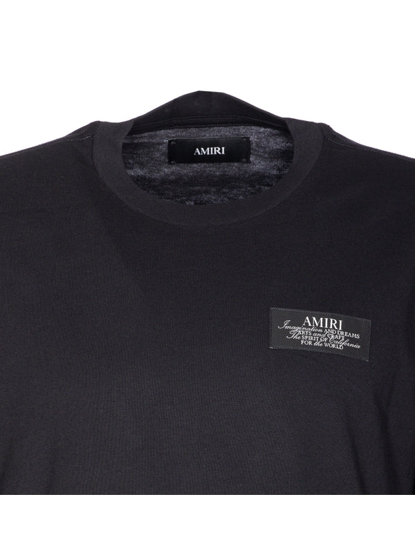 Amiri Black Half Sleeve